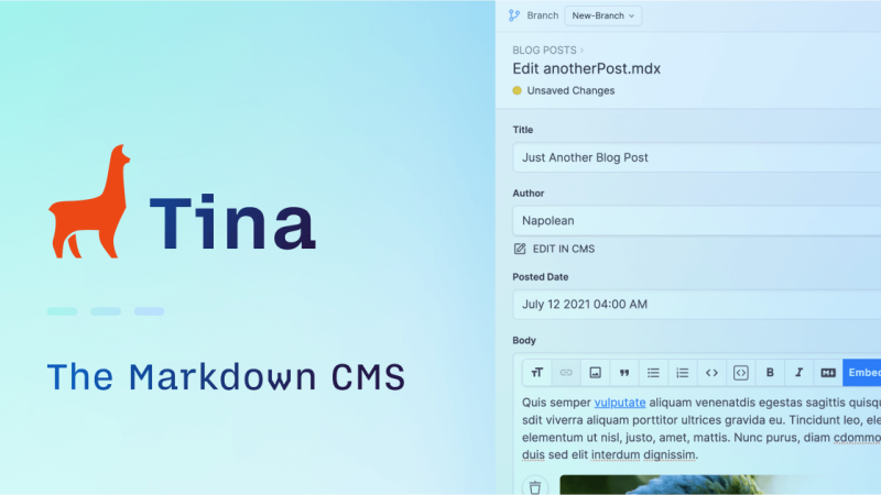 Tina CMS